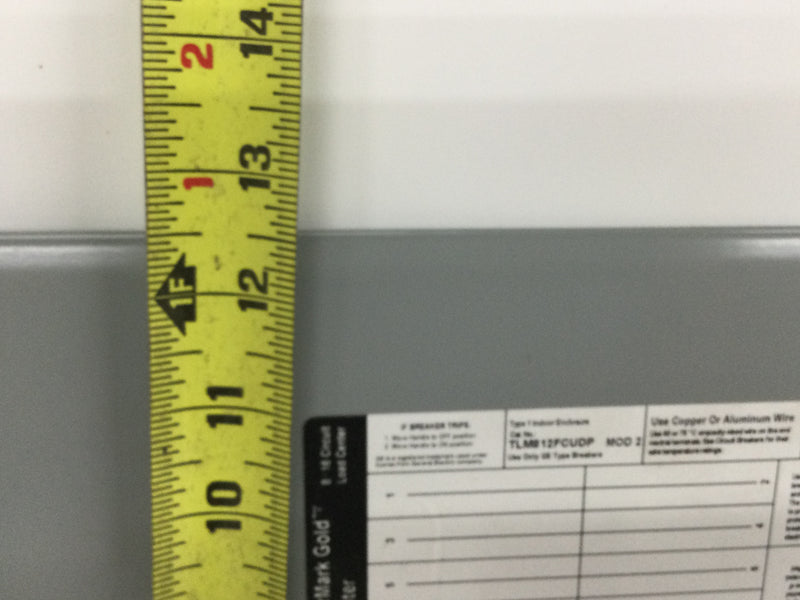 GE PowerMark Gold TLM812FCUDP MOD 2 Type 1 8/16 Space Indoor Load Center- Cover Only 12 3/8" x 12 5/8"