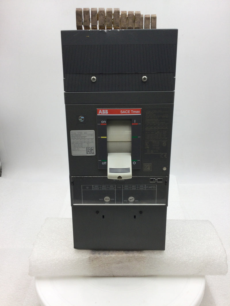 ABB XT5NU34OABYN000XXX 400 Amp 3 Pole Series XT5N Circuit Breaker