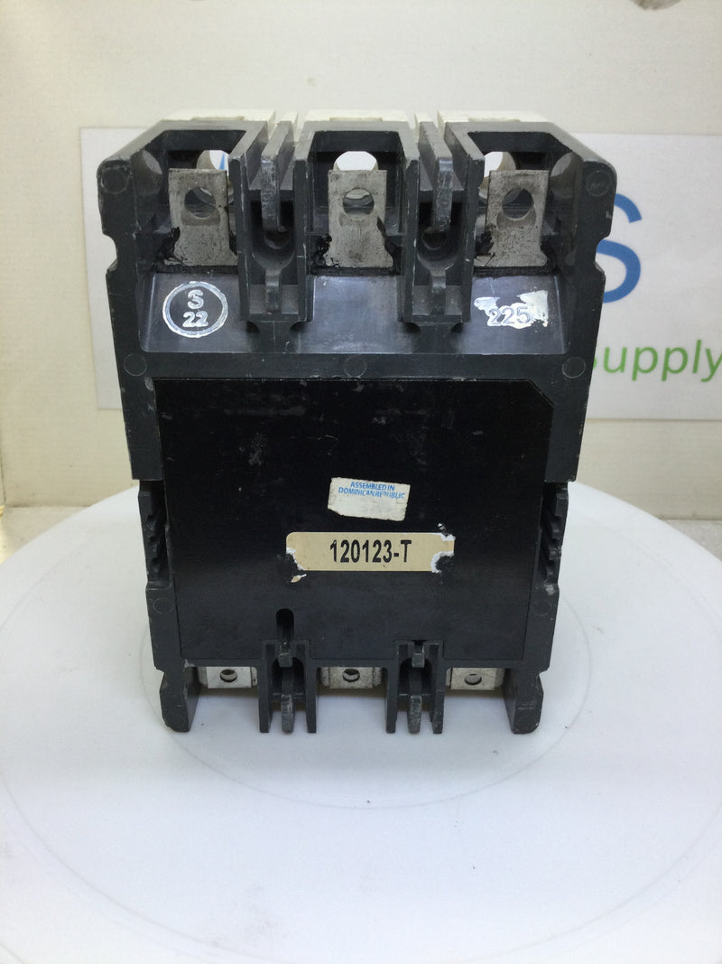 Eaton FDE322533 225 Amp 3 Pole 600V FDE 35K Circuit Breaker