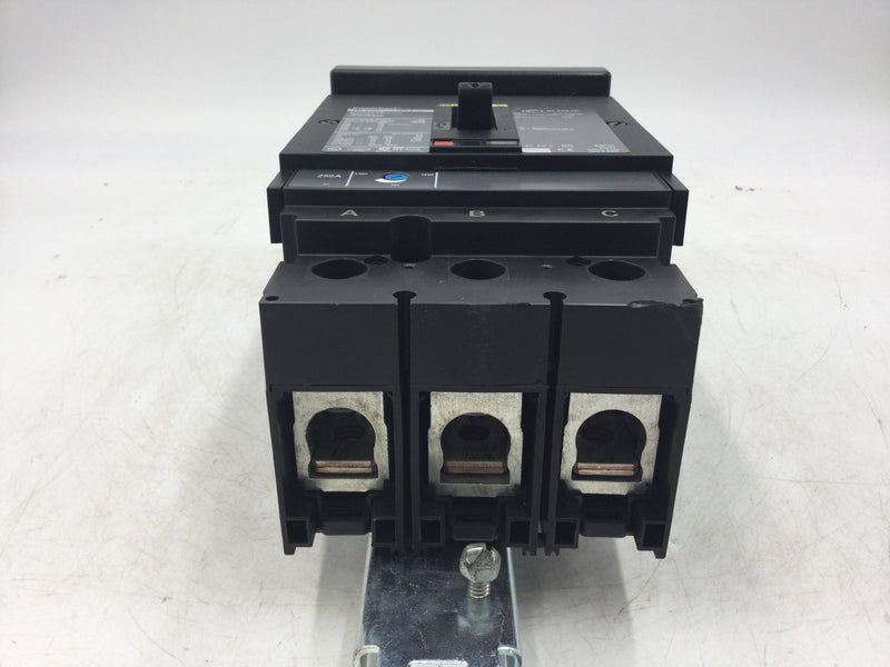 Square D JDA36250 Circuit breaker PowerPact 250A 3 pole 600VAC I-Line