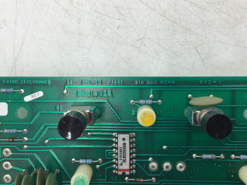 Exide 118302654A LED Driver 101072384 Rev C/A14A1 MK2-U