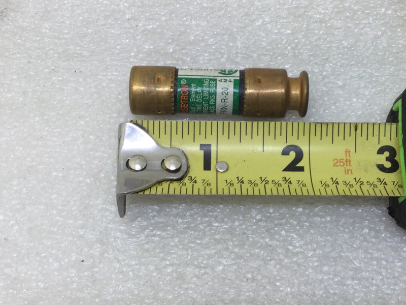 Bussmann/Fusetron FRN-R-20 Dual Element Time Delay Current Limiting Class RK5 Fuse