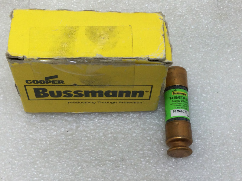 Bussmann/Fusetron FRN-R-20 Dual Element Time Delay Current Limiting Class RK5 Fuse