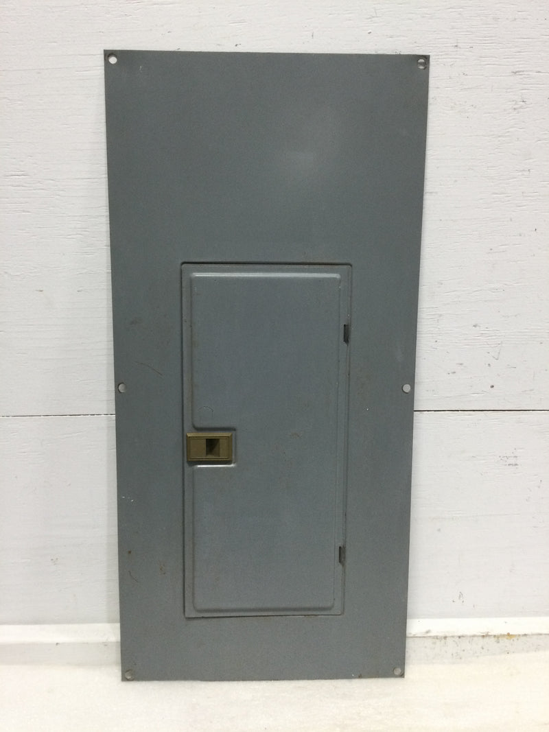 Square D QOC30U 200 Amp 30 Space QO Load Center Cover/Door Only With Main 1 Phase 3 Wire 29 7/8" x 14 1/4"