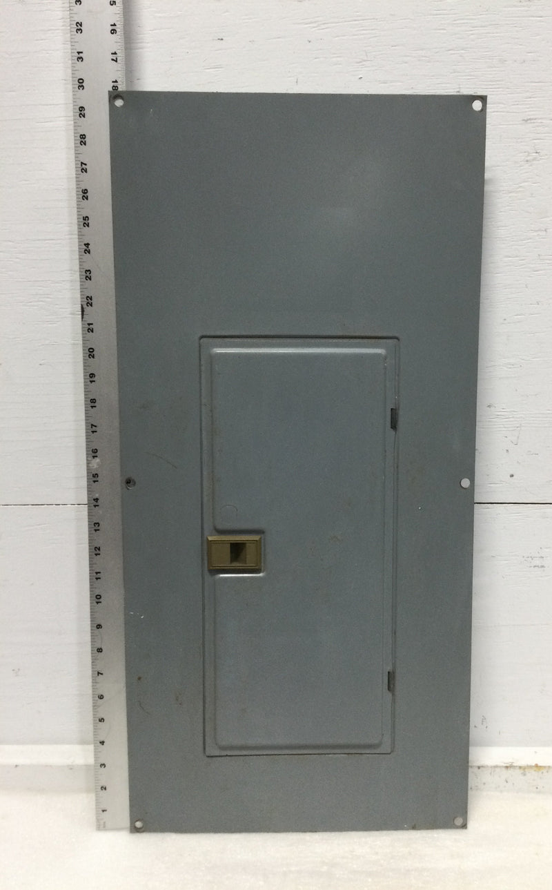 Square D QOC30U 200 Amp 30 Space QO Load Center Cover/Door Only With Main 1 Phase 3 Wire 29 7/8" x 14 1/4"