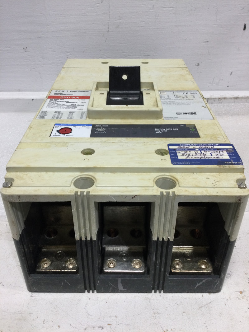 Eaton Cutler-Hammer CND3800T33W 800 Amp Series C Electronic Molded Case Circuit Breaker