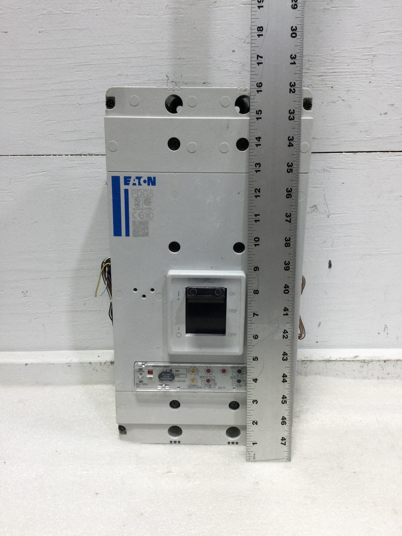 Eaton PDG53M1200E5RN Power Defense Molded Case Circuit Breaker, Globally Rated, Frame 5, Three Pole, 1200A, 65kA/480V