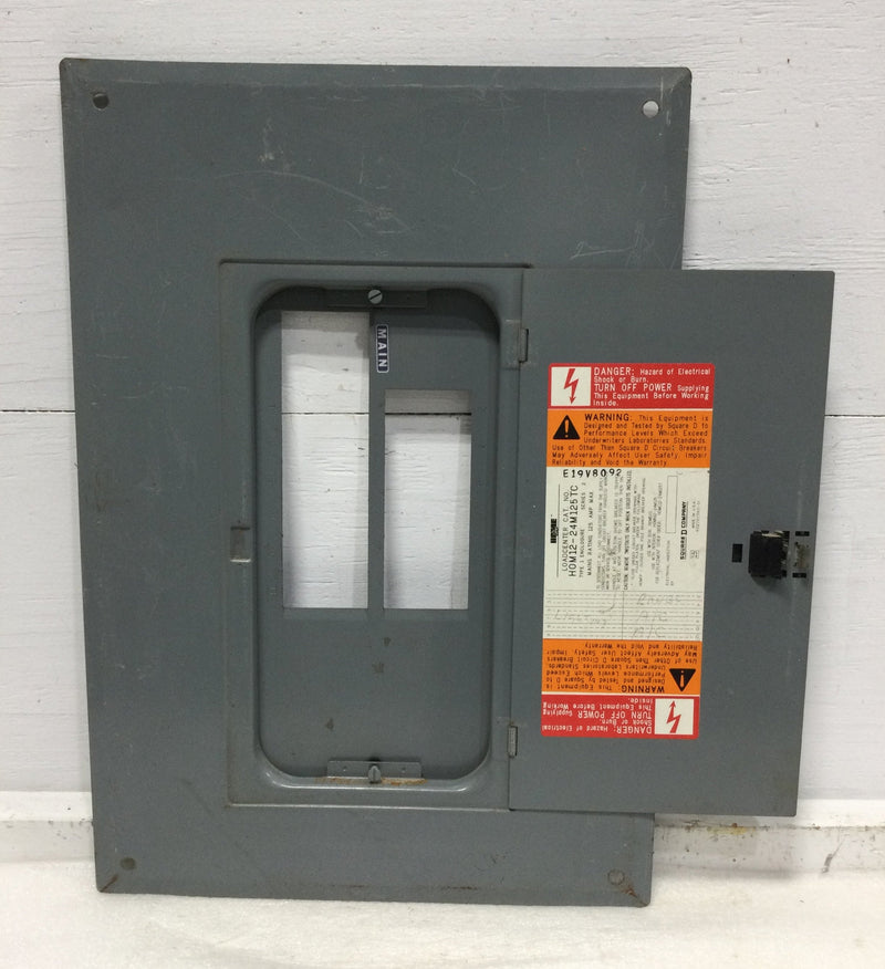 Square D HOMC12-24M125T Panel Cover/Door Only with Main 12 Space 125 Amp 22 1/4" x 15 1/2"