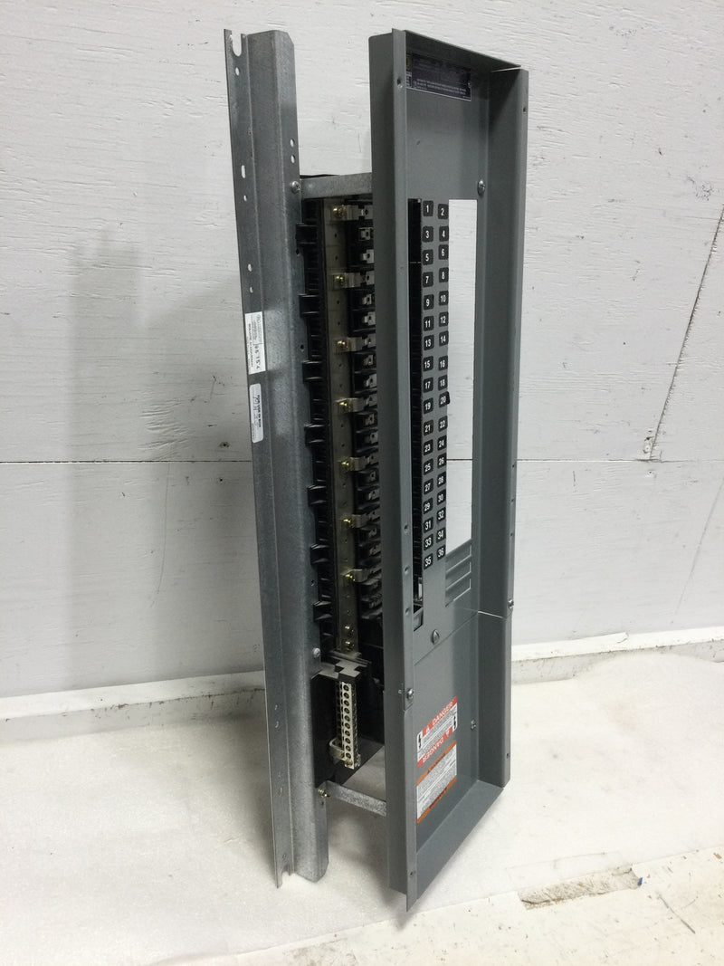 Square D Schneider NQOD442L225 Ser. E2, Panelboard interior, NQ, main lugs, 225A, Cu bus, 42 pole spaces, 3 phase, 4 wire, 240VAC, 48VDC with Deadfront