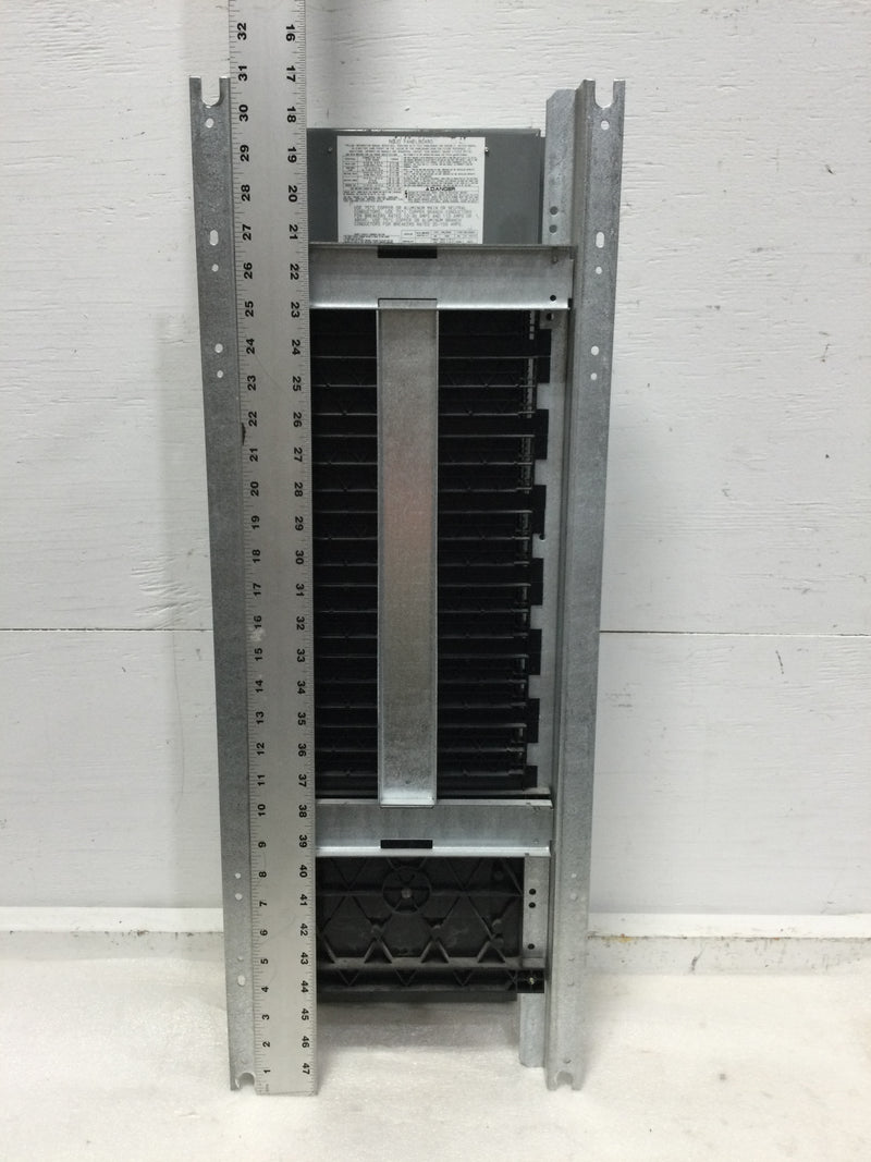 Square D Schneider NQOD442L225 Ser. E2, Panelboard interior, NQ, main lugs, 225A, Cu bus, 42 pole spaces, 3 phase, 4 wire, 240VAC, 48VDC with Deadfront