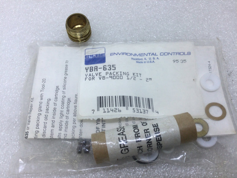 Barber Colman Controline RYB-922-10 Valve Repair Kit for VB-9223-0-4-10