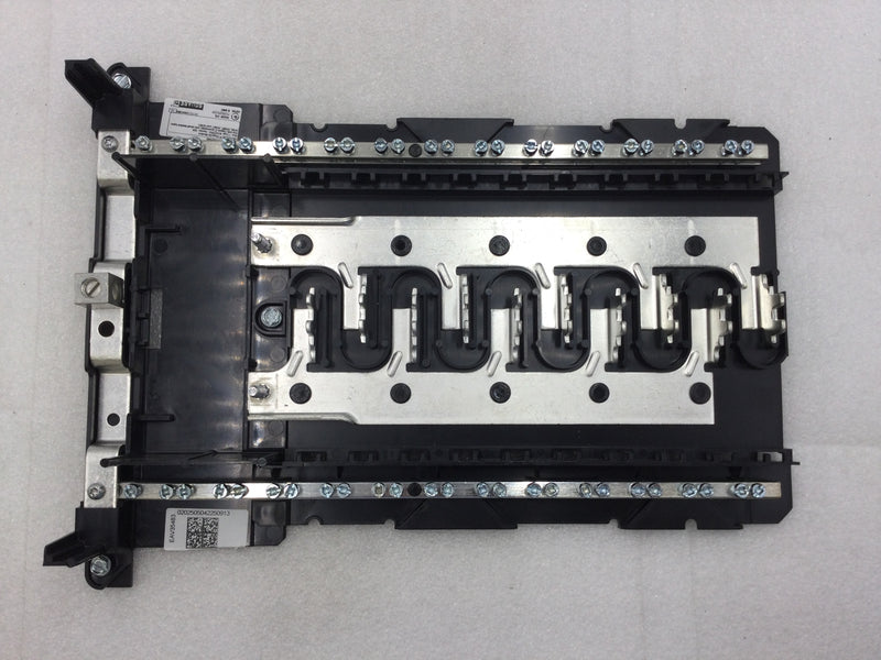 Square D HOM2040M100PRB 10 Space/40 Circuit 100 Amp 120/240 VAC Single Phase Load Center Guts Only 9" X 14"