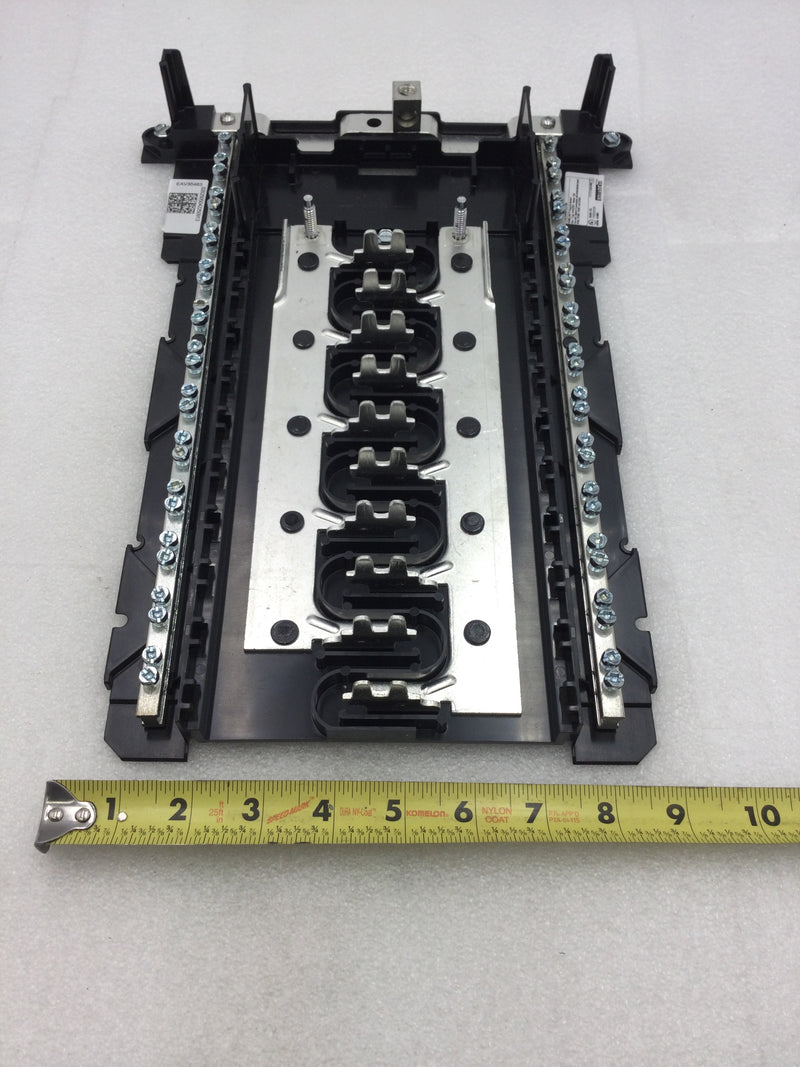 Square D HOM2040M100PRB 10 Space/40 Circuit 100 Amp 120/240 VAC Single Phase Load Center Guts Only 9" X 14"