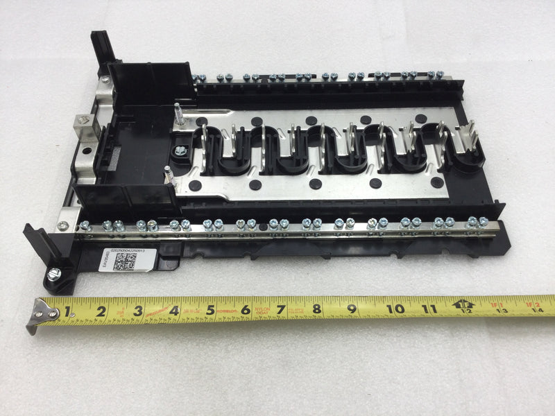 Square D HOM2040M100PRB 10 Space/40 Circuit 100 Amp 120/240 VAC Single Phase Load Center Guts Only 9" X 14"