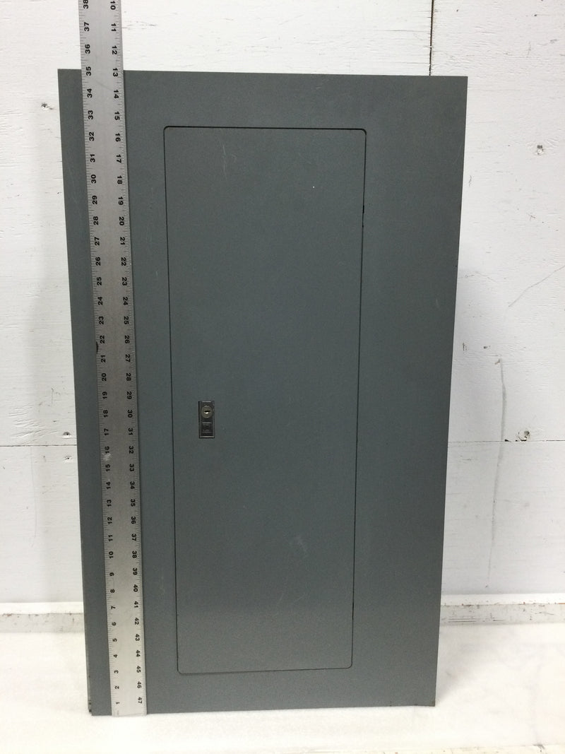 Square D Schneider NQOD442L225 Ser. E2, Panelboard, NQ, main lugs, 225A, Cu bus, 42 pole spaces, 3 phase, 4 wire, 240VAC, 48VDC with MH35 enclosure and MHC35S Cover