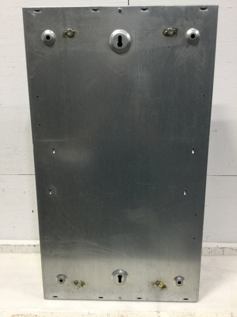 Square D Schneider NQOD442L225 Ser. E2, Panelboard, NQ, main lugs, 225A, Cu bus, 42 pole spaces, 3 phase, 4 wire, 240VAC, 48VDC with MH35 enclosure and MHC35S Cover