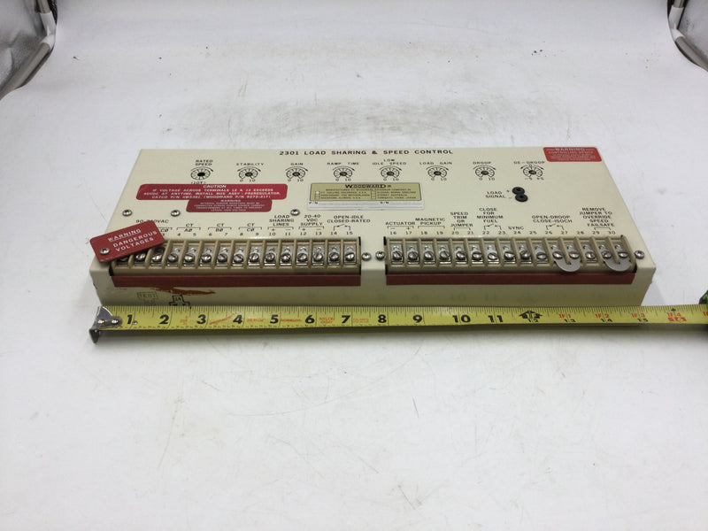 Woodward 8272-240 2301 Load Sharing & Speed Control 90-240VAC 20-40VDC Supply