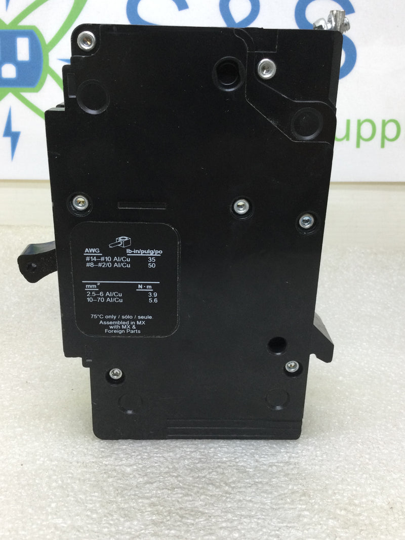 Square D EJB14050 Single Pole 50 Amp 277V Circuit Breaker