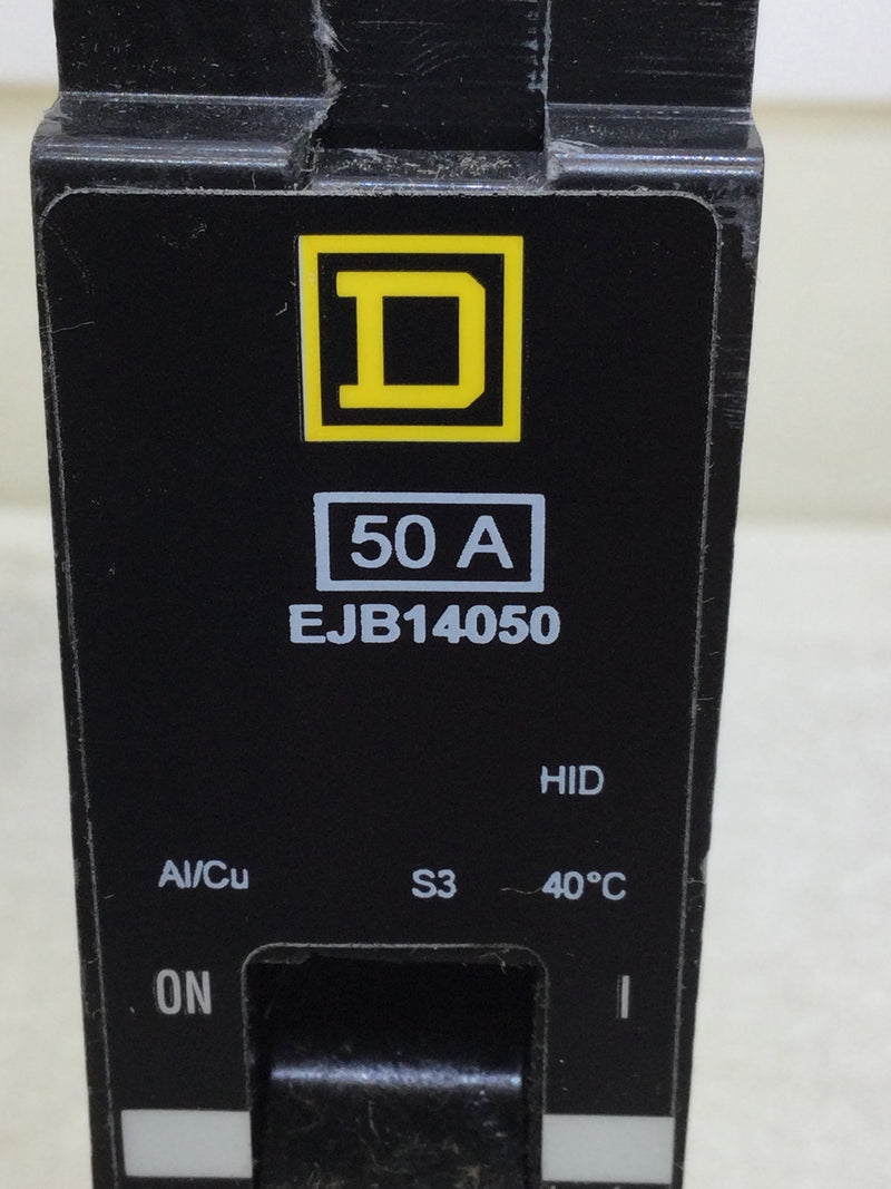 Square D EJB14050 Single Pole 50 Amp 277V Circuit Breaker