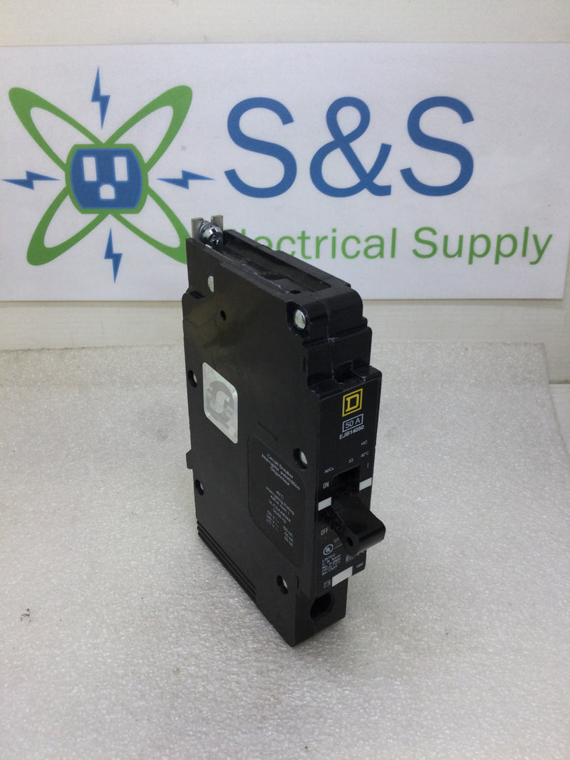 Square D EJB14050 Single Pole 50 Amp 277V Circuit Breaker