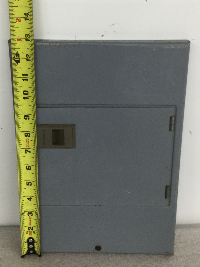 Square D QO4-8M60DS-GP 8 Space 60A 120/240V 1 Phase 3 Wire QO Load Center Cover 12 3/4" x 9"