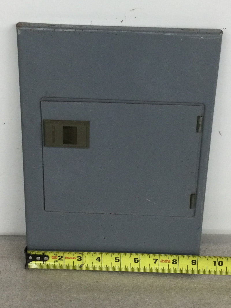 Square D QO4-8M60DS-GP 8 Space 60A 120/240V 1 Phase 3 Wire QO Load Center Cover 12 3/4" x 9"