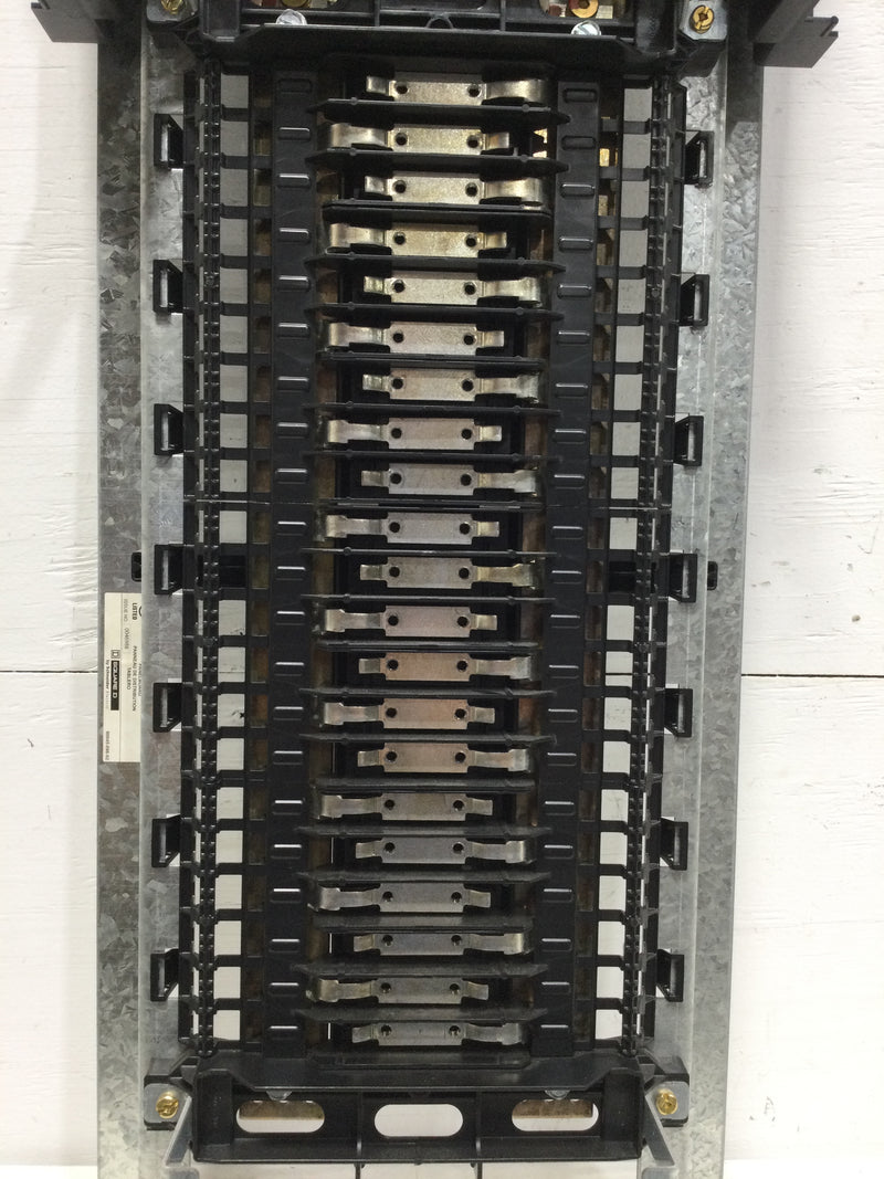 Square D NQOB/NQOD 225 Amp 42-Space 3 Phase Panelboard Guts Only 11.5" x 34"