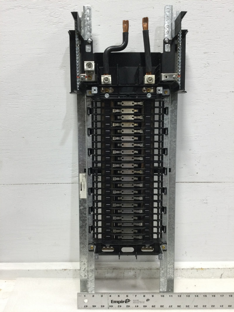 Square D NQOB/NQOD 225 Amp 42-Space 3 Phase Panelboard Guts Only 11.5" x 34"