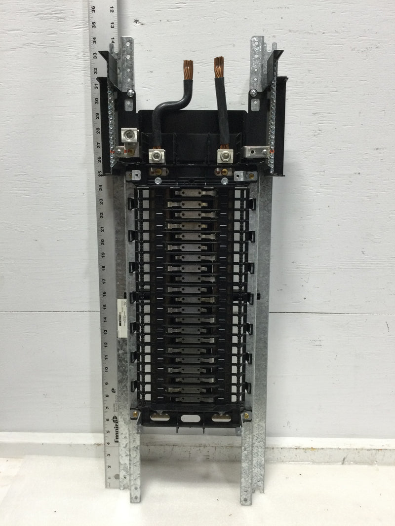 Square D NQOB/NQOD 225 Amp 42-Space 3 Phase Panelboard Guts Only 11.5" x 34"