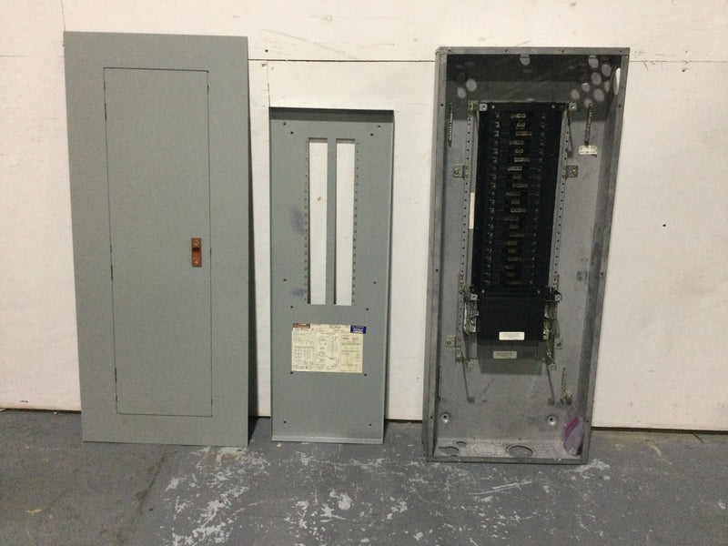 GE General Electric AQF3422SB 225 Amp 208Y/120 3 Phase 4 Wire 42 Space Panelboard 49" x 20"