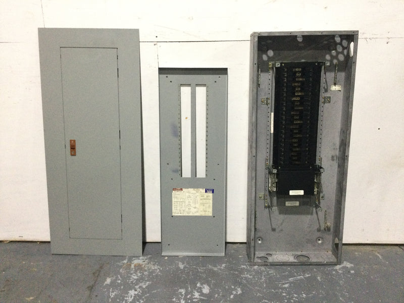 GE General Electric AQF3422SB 225 Amp 208Y/120 3 Phase 4 Wire 42 Space Panelboard 49" x 20"