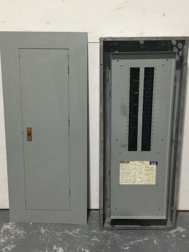 GE General Electric AQF3422SB 225 Amp 208Y/120 3 Phase 4 Wire 42 Space Panelboard 49" x 20"