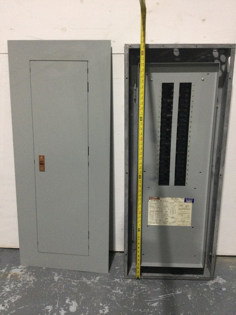 GE General Electric AQF3422SB 225 Amp 208Y/120 3 Phase 4 Wire 42 Space Panelboard 49" x 20"