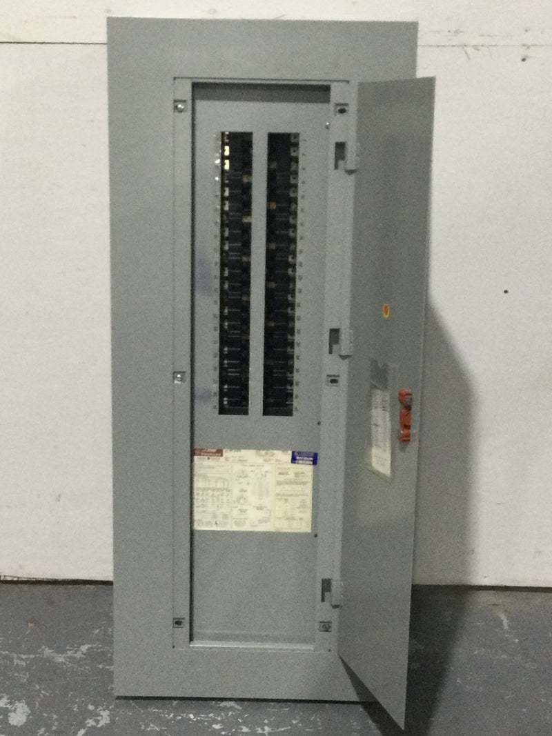 GE General Electric AQF3422SB 225 Amp 208Y/120 3 Phase 4 Wire 42 Space Panelboard 49" x 20"