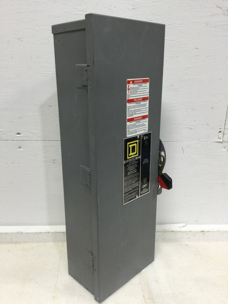 Square D KA225A Main Circuit Breaker Enclosure 225A 480VAC Type KAL Nema12K Series E3