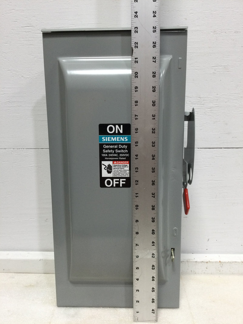 Siemens GNF323R General Duty Safety Switch 100amp 240v