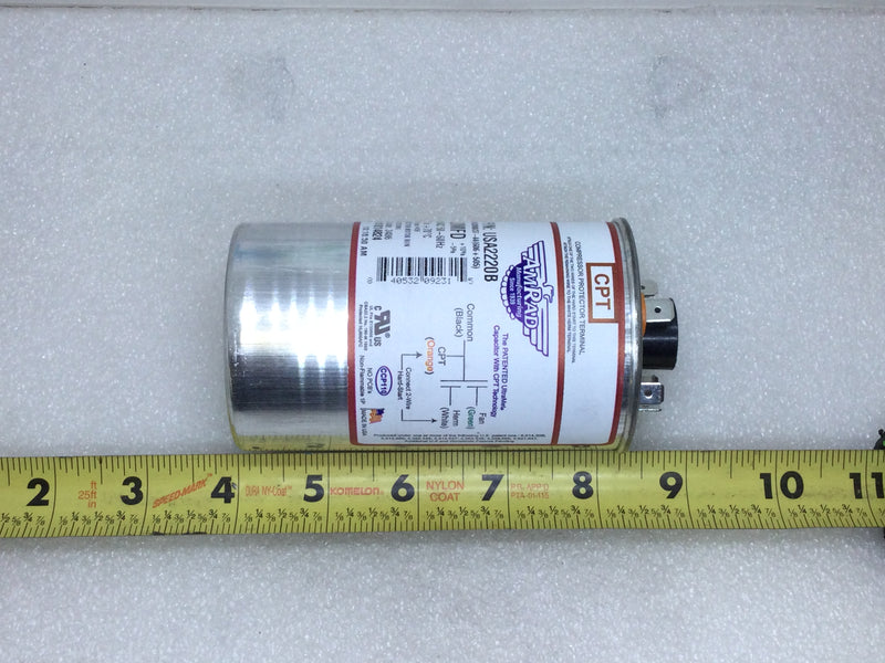 Amrad USA2220B 60+5.0 MFD 370/440V 50/60hz 70c/-40c Capacitor