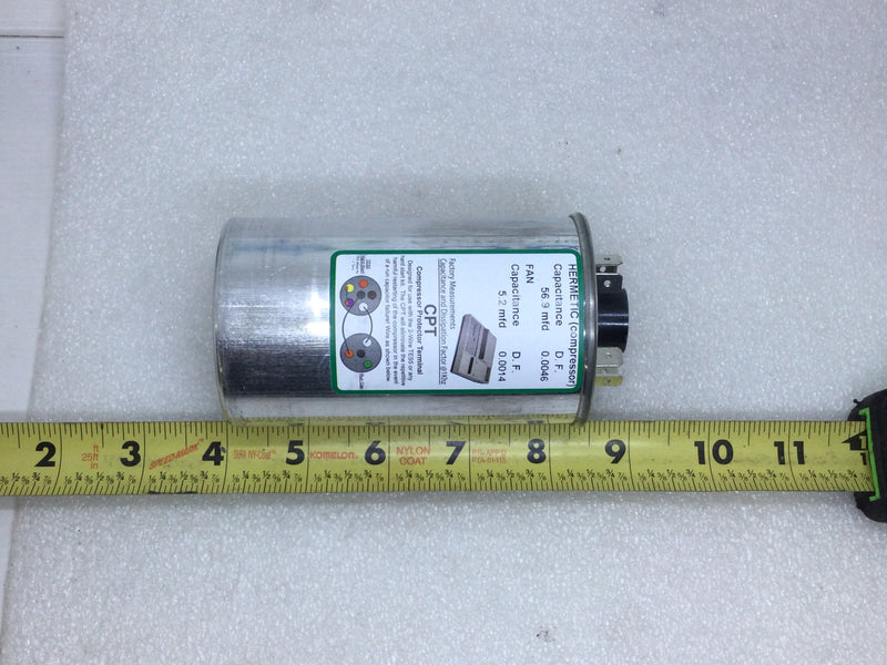 Amrad Capacitor USA2240 55+5.0MFD +10%/-5% 370/440VAC 50/60Hz 70c/-40c