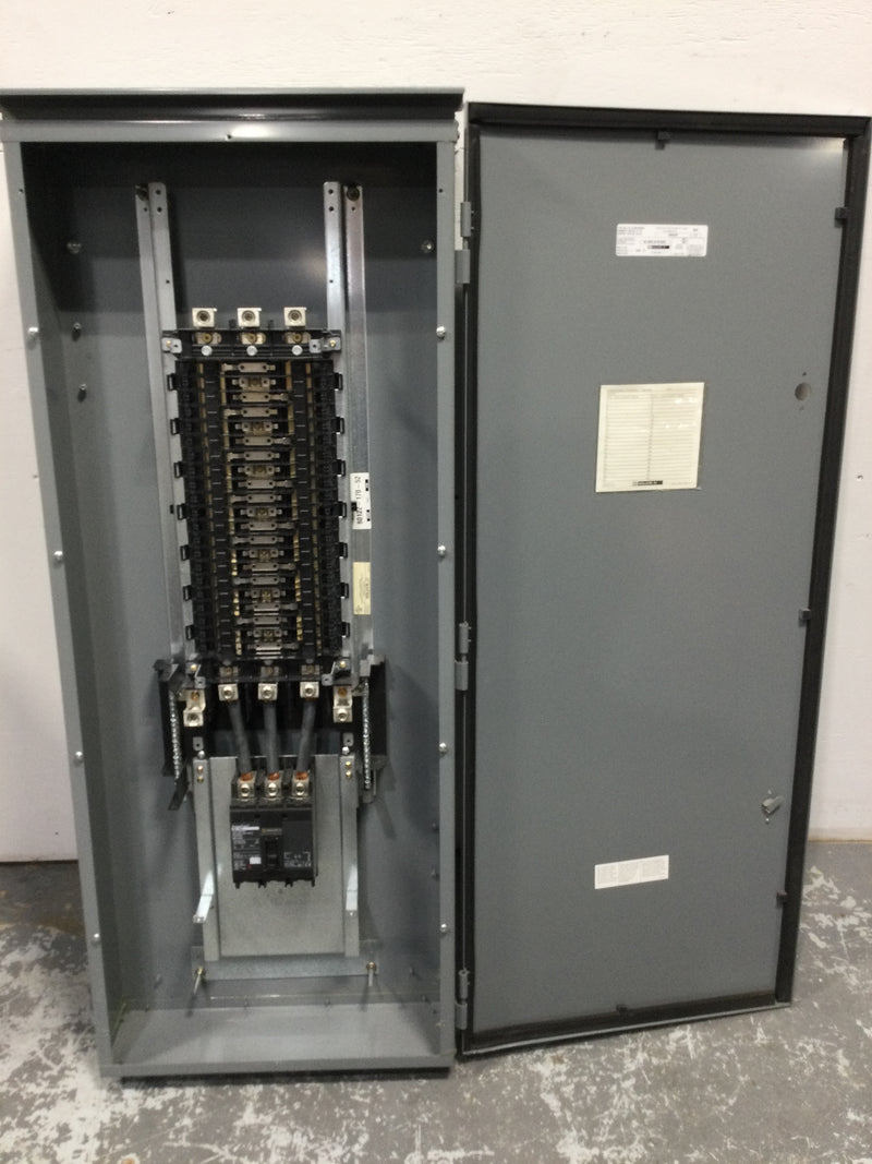 Square D NQ442L2C 225 Amp 240v 3 Phase 4 Wire Type 1 42 Space Panelboard in MH50WP NEMA 3R, 5 & 12 enclosure w/Main Breaker 50" x 20"