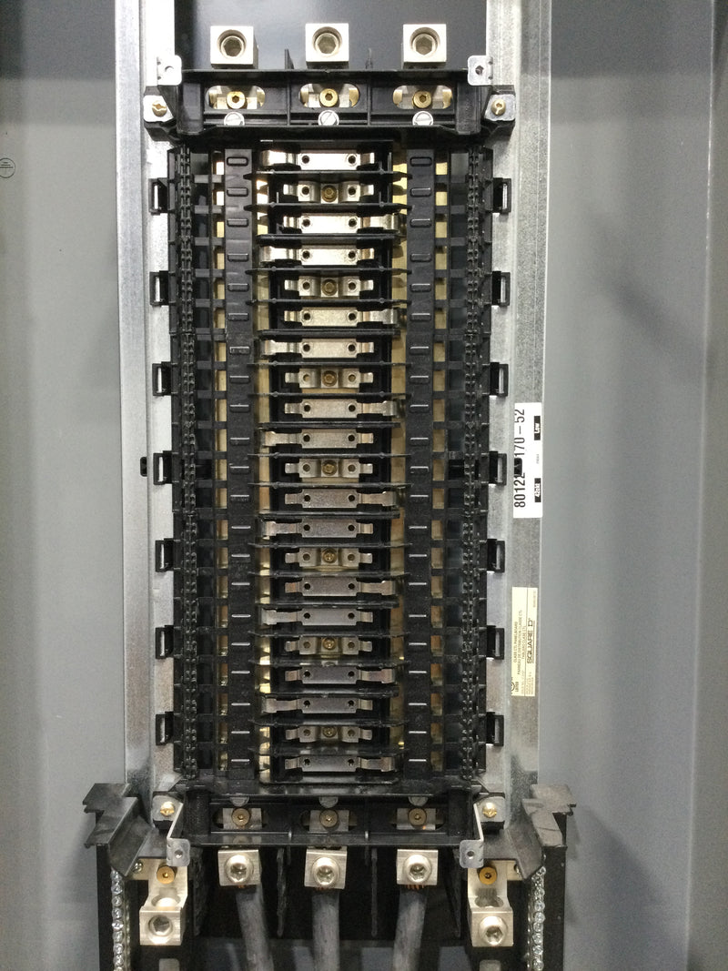 Square D NQ442L2C 225 Amp 240v 3 Phase 4 Wire Type 1 42 Space Panelboard in MH50WP NEMA 3R, 5 & 12 enclosure w/Main Breaker 50" x 20"