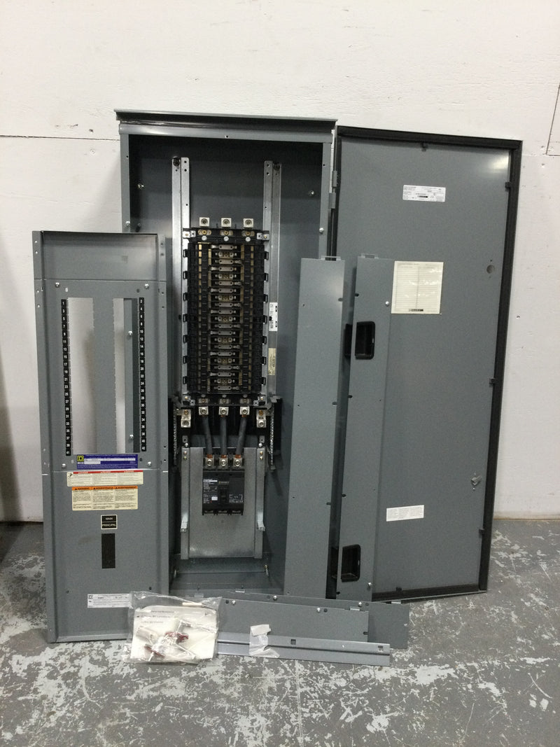 Square D NQ442L2C 225 Amp 240v 3 Phase 4 Wire Type 1 42 Space Panelboard in MH50WP NEMA 3R, 5 & 12 enclosure w/Main Breaker 50" x 20"