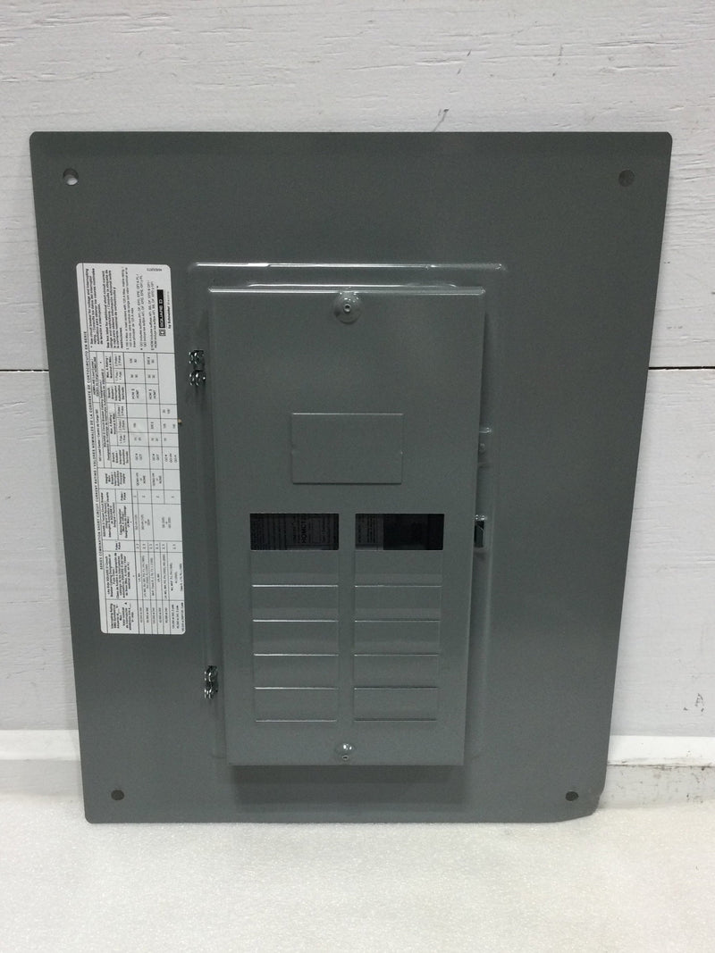 Square D HOMC12UC Load Center Cover/Door Only With Main HOMC12UC 12 Spaces Type 1 Enclosure 19 1/8" x 15 3/8"