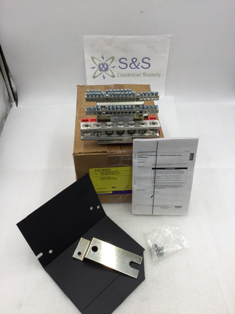 Square D Schneider Electric HC4SN I-Line, assembly kit, solid neutral, 400A, 14 AWG to 350kcmil