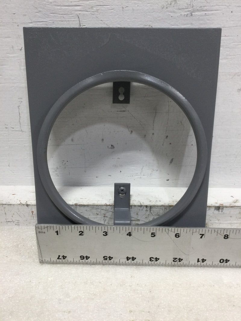 Westinghouse/Bryant Meter QS-4 / QS5 QS/QP Quick-Stack Meter Center Ring Type Meter Cover Raised Ring with Two Back Brackets 9 1/2" x 7 1/4"