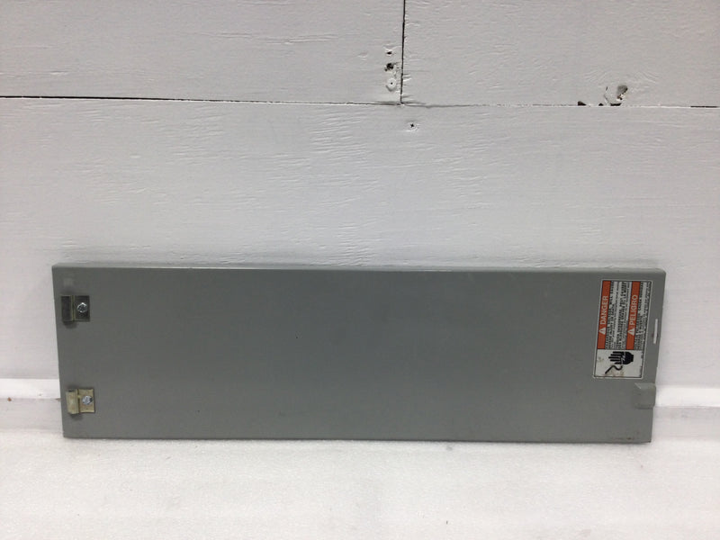 Eaton MBB1224B100BCS Cover Only 100 Amp 12 Space/24 Circuit 120/240 VAC 7" X 23.75"
