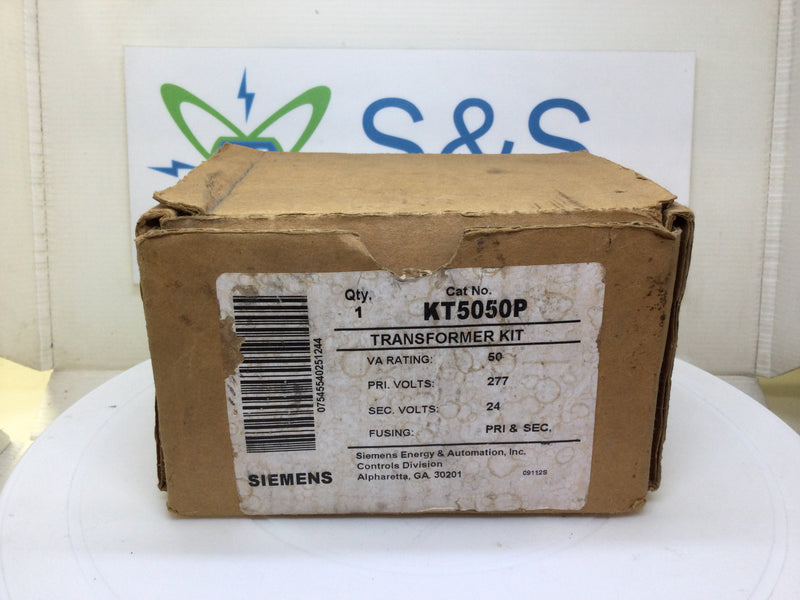 Siemens KT5050P Industrial Control Transformer 277-24v 50va