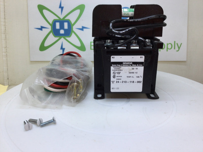 Siemens KT5050P Industrial Control Transformer 277-24v 50va