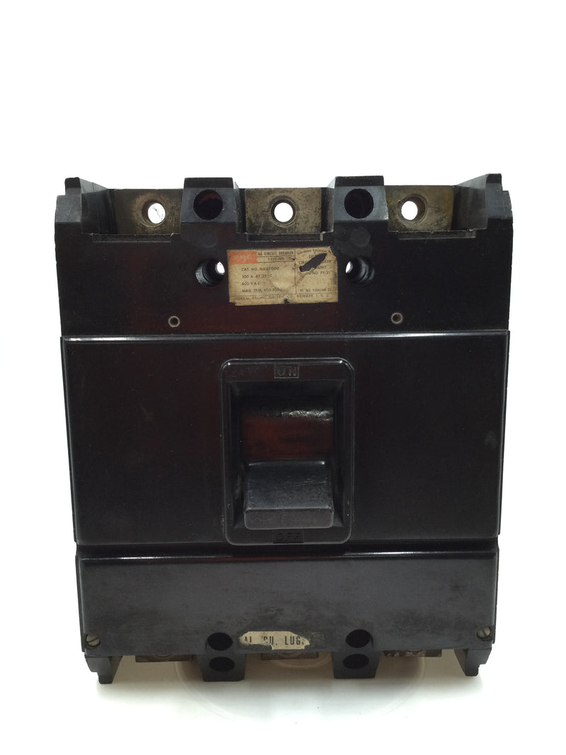 FPE Federal Pacific NJL631300 300 Amp 600v 3 Pole Circuit Breaker w/800-3000 Magnetic Trip
