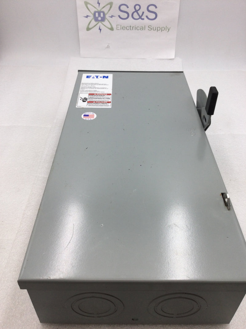 Eaton DG223URB 100 Amp 2 Pole 2400V General Duty 1 Non Fusible Safety Switch