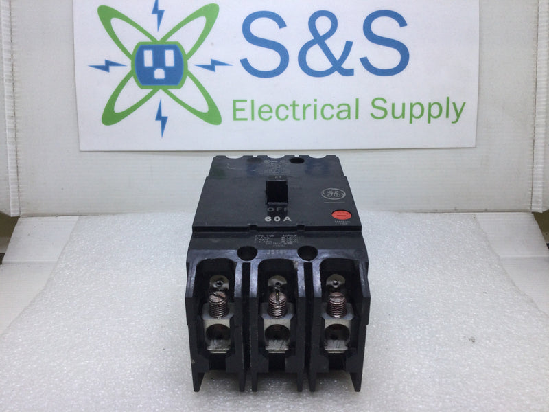 GE General Electric TEY360 3 Pole 60 Amp Molded Case Circuit Breaker